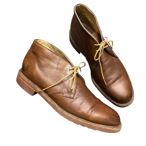 Frye Mens Oliver Chukka Lace Up Ankle Boots 11.5 - Picture 1 of 6